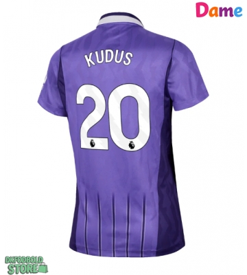 Tottenham Hotspur Mohammed Kudus #20 Replika Tredjetrøje Dame 2026-27 Kortærmet